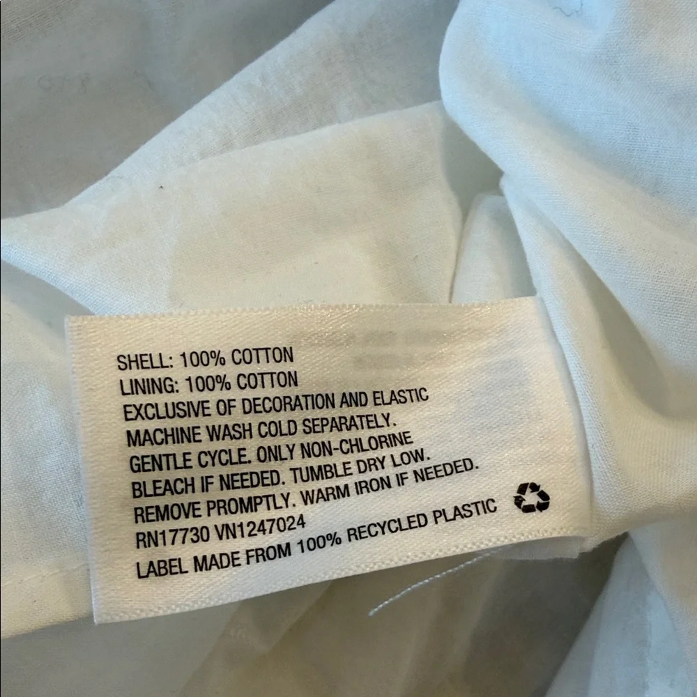 LoveShackFancy X Target Talula White Embroidered‎ Lace Dress Size Medium - Picture 8 of 10